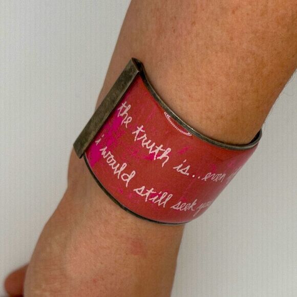 Rustic Cuff Sister Bracelet - Picture 2 of 10